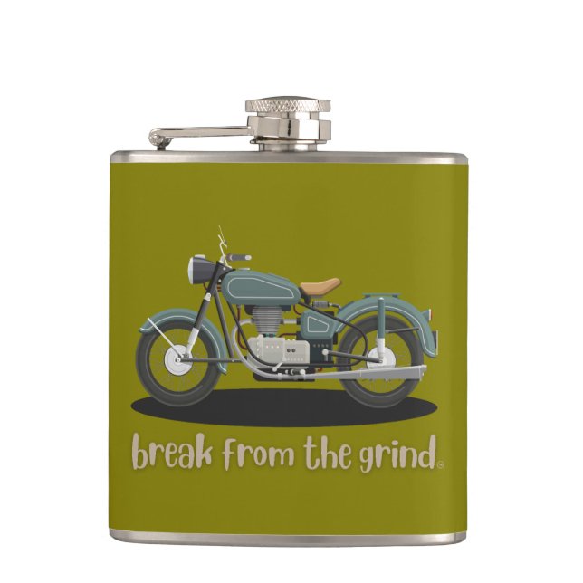 Petaca Frasco de Ciclo Vintage (Anverso)