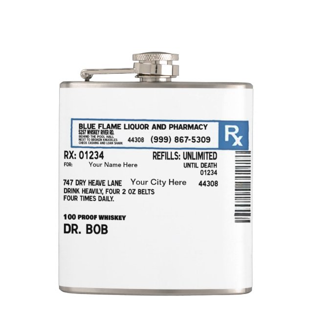 Petaca Frasco de consumición (Anverso)