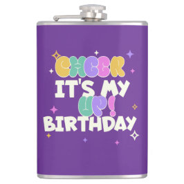 PETACA FRASCO DE CUMPLEAÑOS PARA ALEGRAR EL HOGAR/COCINA 