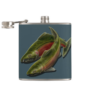 Petaca Frasco de encargo de la bebida de los salmones de