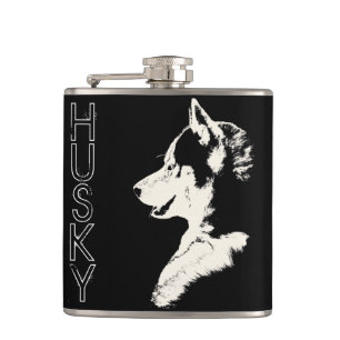 Petaca Frasco de encargo de la bebida del husky siberiano