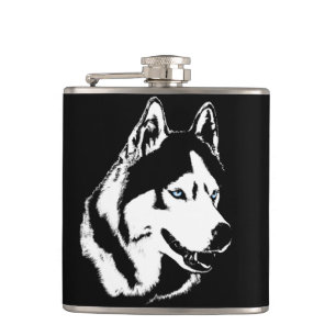 Petaca Frasco de encargo de la bebida del husky siberiano