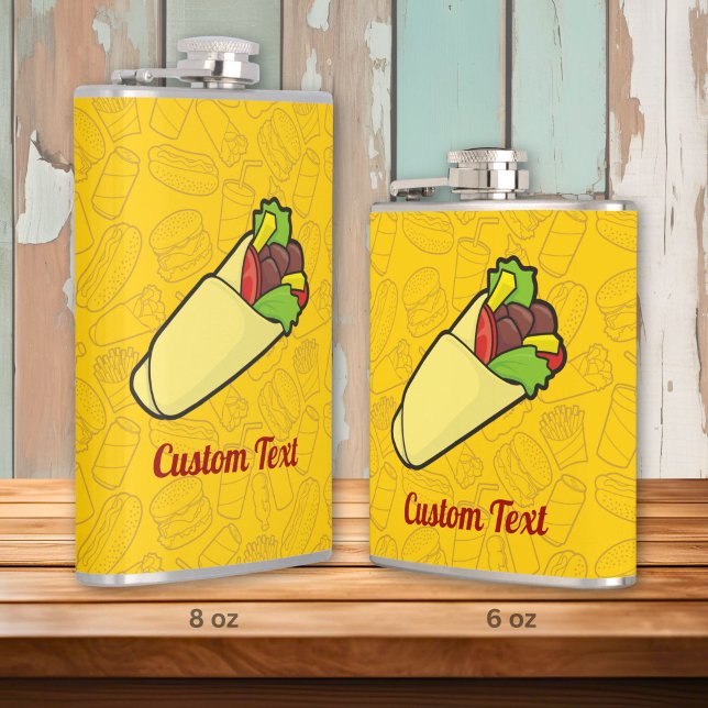 Petaca Frasco de envoltura de sandwich de tortilla (Subido por el creador)
