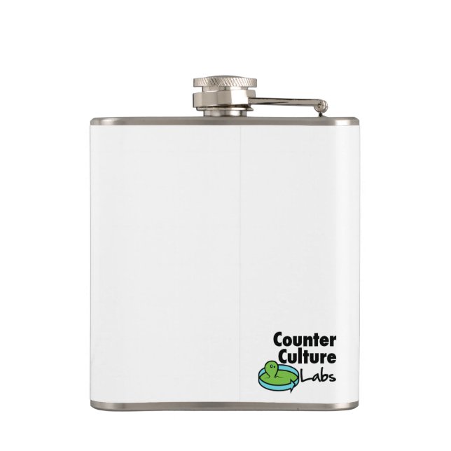 Petaca Frasco de Erlenmeyer contrario de los laboratorios (Reverso)