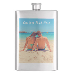 Petaca Frasco de foto personalizada con tus fotos y texto