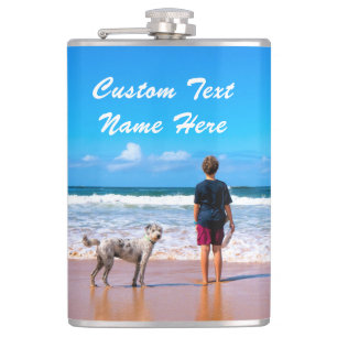 Petaca Frasco de foto personalizado con tus fotos y texto