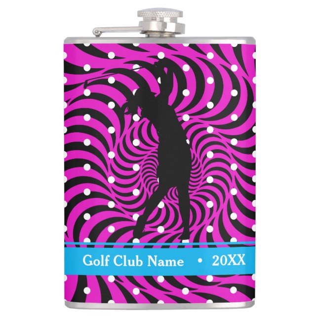 Petaca Frasco de frasco "Jugo de Birdie" de OptiDot Rosa  (Anverso)