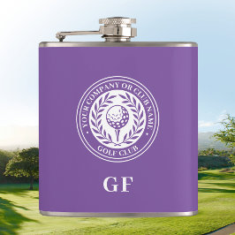 Petaca Frasco de Golf Clásico Monogram Personalizado con 