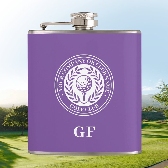 Petaca Frasco de Golf Clásico Monogram Personalizado con  (Subido por el creador)