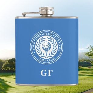 Petaca Frasco de golf con nombre personalizado y monogram