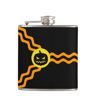 Petaca Frasco de Halloween de la bandera de la ciudad de 