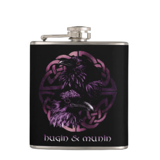 Petaca Frasco de Hugin y de Munin