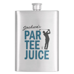 Petaca Frasco de jugo de par de golf divertido personaliz