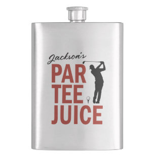 Petaca Frasco de jugo personalizado divertido de golf Par