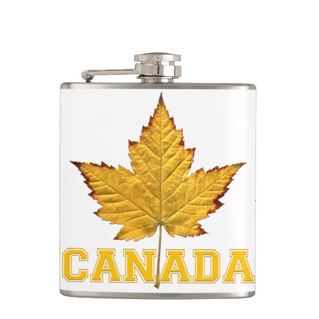 Petaca Frasco de la bebida de Canadá del equipo (Anverso)