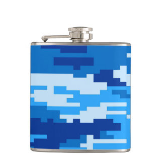 Petaca Frasco de la cadera del diseñador - 8 azules