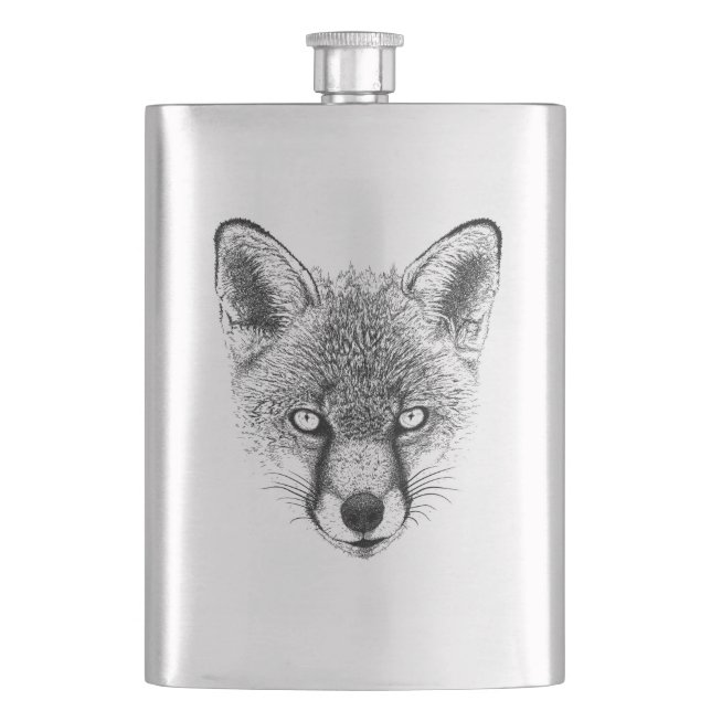 Petaca Frasco de la cadera del ilustracion de la fauna (Anverso)