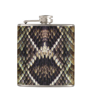 Petaca Frasco de la serpiente de cascabel