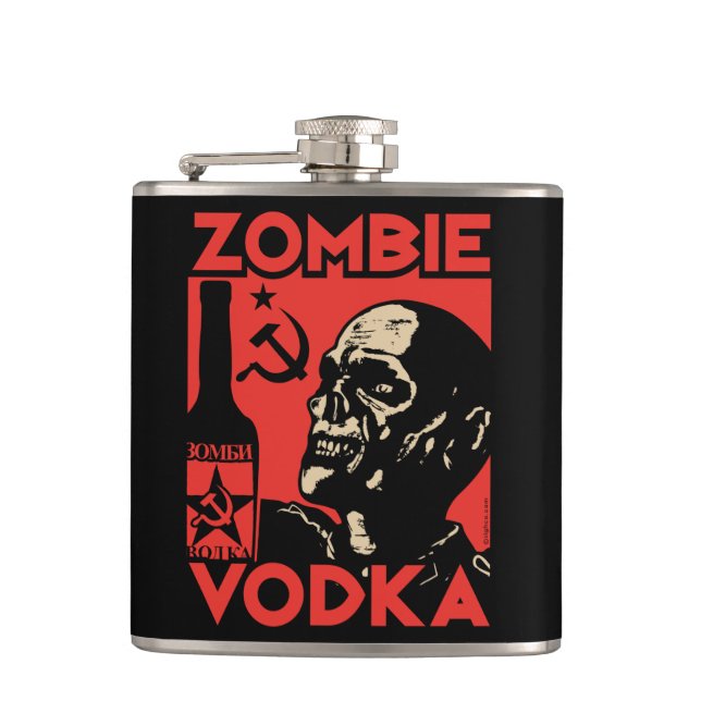 Petaca Frasco de la vodka del zombi (Anverso)