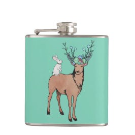 Petaca Frasco de los ciervos y del conejo