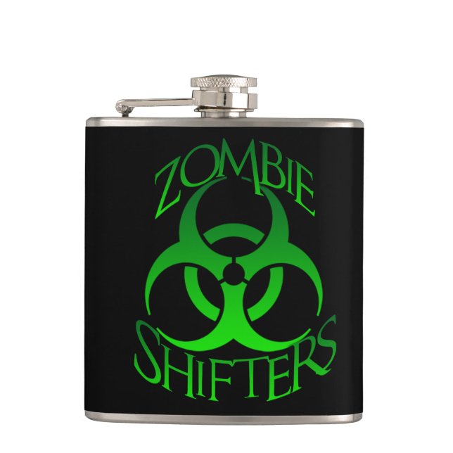 Petaca Frasco de los desplazadores del zombi (Anverso)