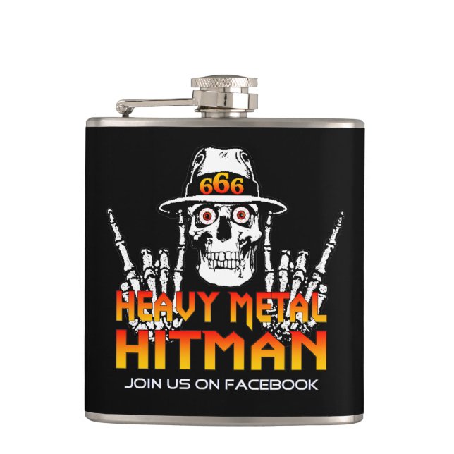 Petaca Frasco de metales pesados del Hitman (Anverso)