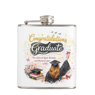 Petaca Frasco de regalo de graduación de la clase única d