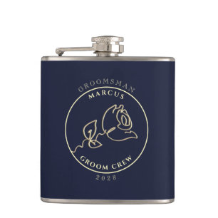 Petaca Frasco de regalo personalizado para padrinos