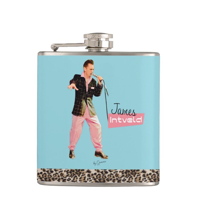 Petaca Frasco de Rockabilly de James Intveld (Anverso)