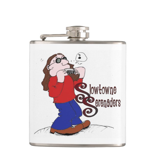 Petaca Frasco de Serenaders de Slowtowne (Anverso)