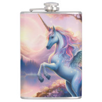 Frasco de viaje de barra de fantasía de unicornio 