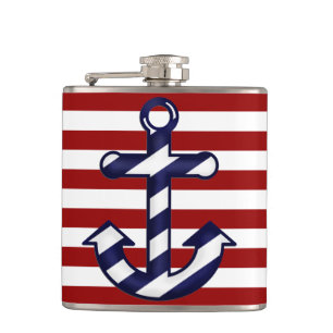 Petaca Frasco del ancla de la nave náutica