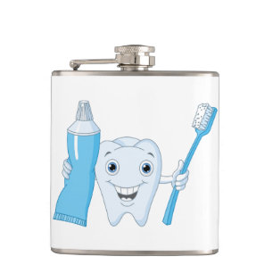 Petaca Frasco del diente y del cepillo de dientes