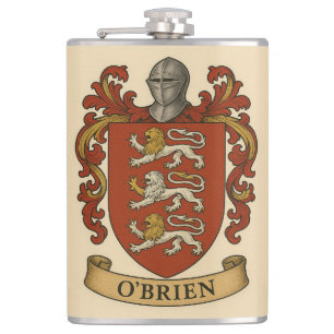 Petaca Frasco del Escudo de Armas de O'Brien