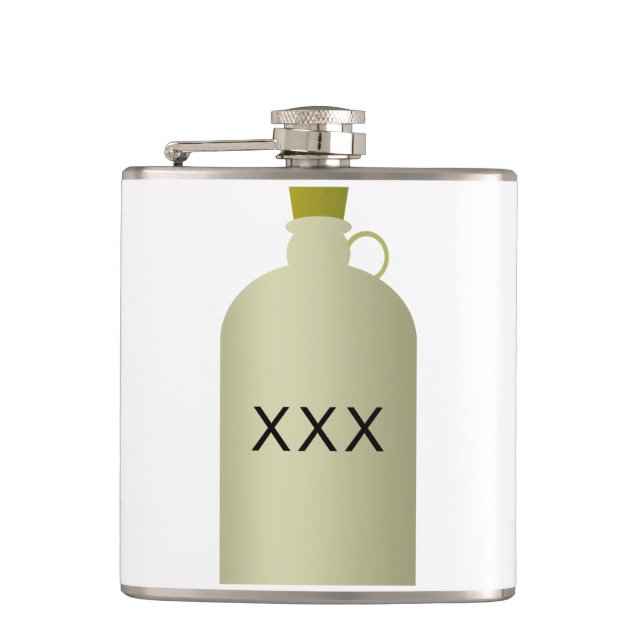 Petaca Frasco del jarro del alcohol ilegal (Anverso)