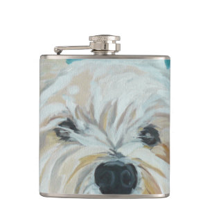 Petaca Frasco del perro de Westie