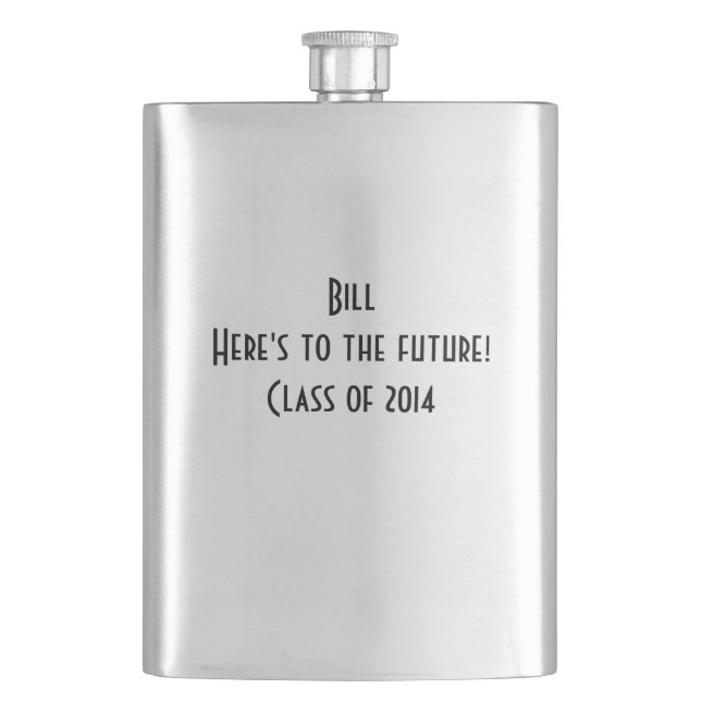 Petaca Frasco del regalo de la graduación (Anverso)