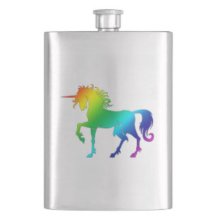 Petaca Frasco del unicornio del arco iris
