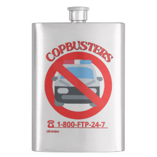 Petaca frasco divertido "COPBUSTERS 2"