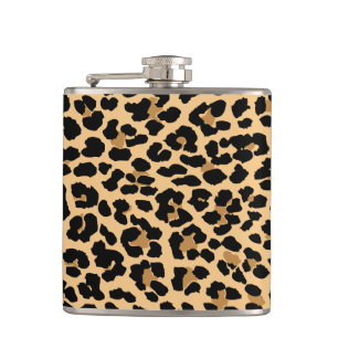 Petaca Frasco elegante del modelo del estampado leopardo
