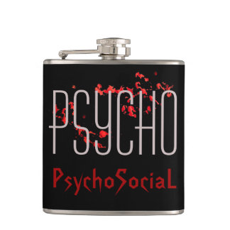 Petaca Frasco envuelto en vinilo Psycho