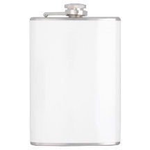 Frasco envuelto vinilo de encargo - 6oz.