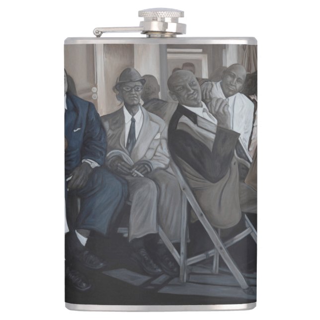 Petaca "Frasco envuelto vinilo grande de la gira de los (Anverso)