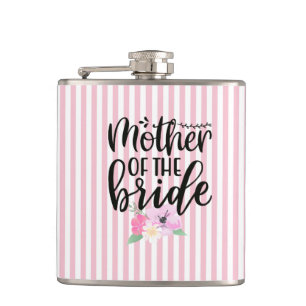 Petaca Frasco floral para la madre de la novia