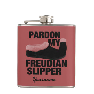Petaca Frasco freudiano del personalizado del deslizador