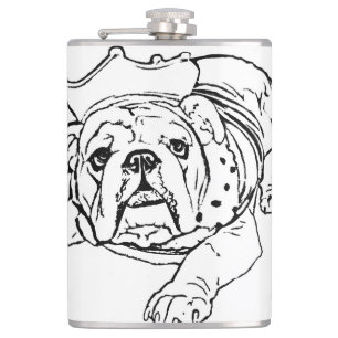 Petaca Frasco inglés del bulldog