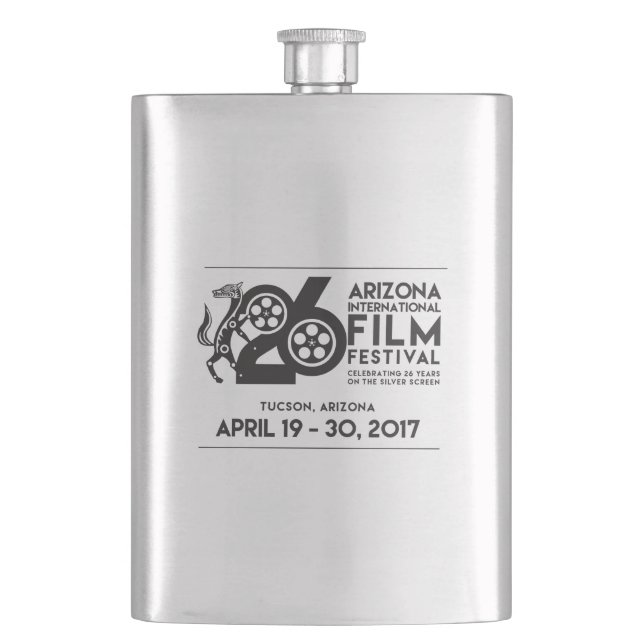 Petaca Frasco internacional 2017 del festival de cine de (Anverso)