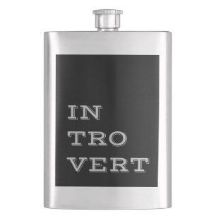 Petaca Frasco introvertido gris