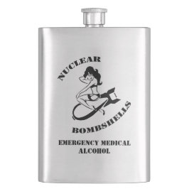 Petaca Frasco médico del alcohol de las bombas nucleares