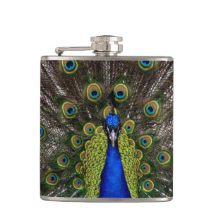 Petaca Frasco orgulloso del personalizado del pavo real